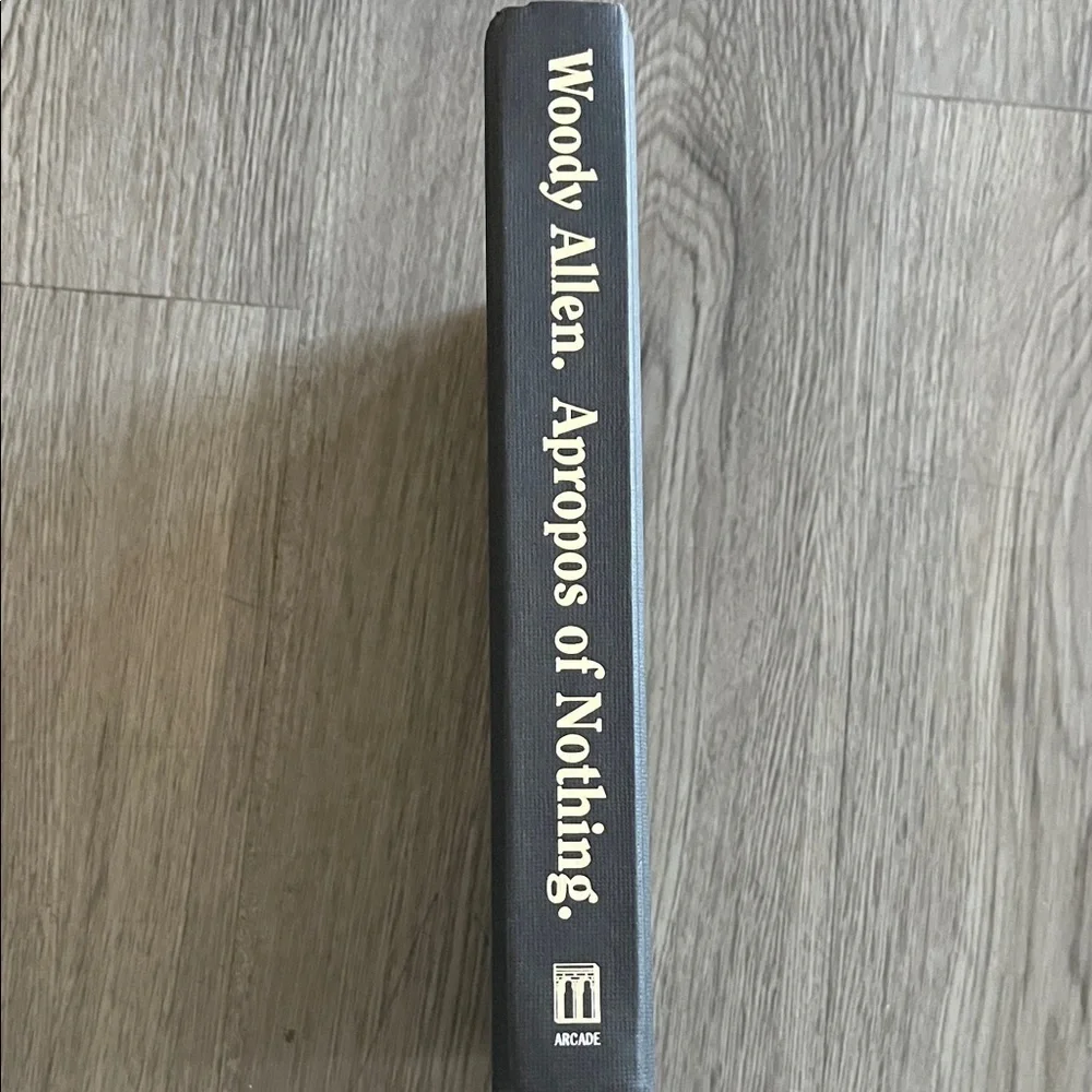 Woody Allen Hardcover Book Apropos of nothing